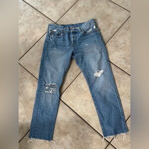 Levi's Blue Straight Leg Women's Jeans